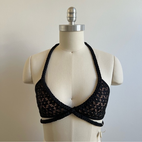 🍋 For Love and Lemons Samba Braided Bikini Top - Picture 4 of 16